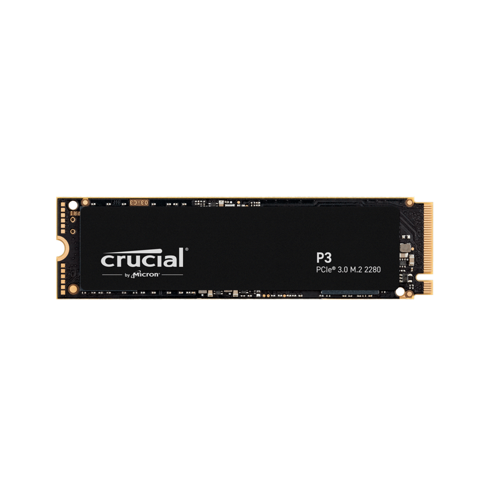 Ssd m.2 pcie 1tb crucial p3 nvme ct1000p3ssd8 3500/3000