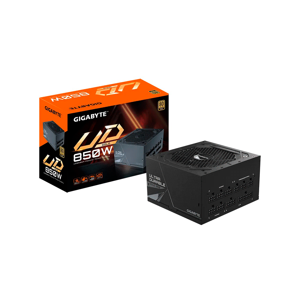 Fuente 850w gigabyte 80plus gold full modular gp-ud850gm