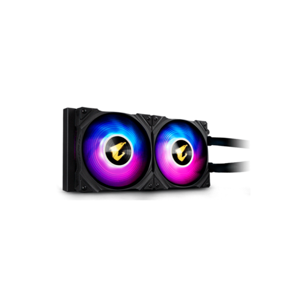 Cooler p/cpu aorus argb waterforce 240 2 ventiladores rgb fusion 2.0