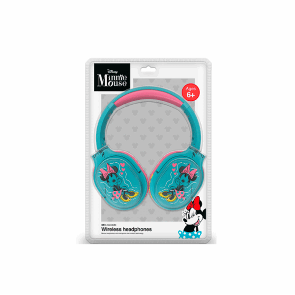 Auricular con microfono xtech xth-d660mm minnie mouse kids/bt/mic/turquesa - Imagen 5