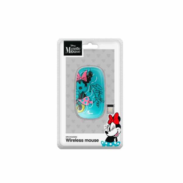 Mouse xtech wireless xtm-d340mm minnie mouse 1600dpi/4 bot/turquesa - Imagen 5