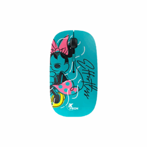 Mouse xtech wireless xtm-d340mm minnie mouse 1600dpi/4 bot/turquesa