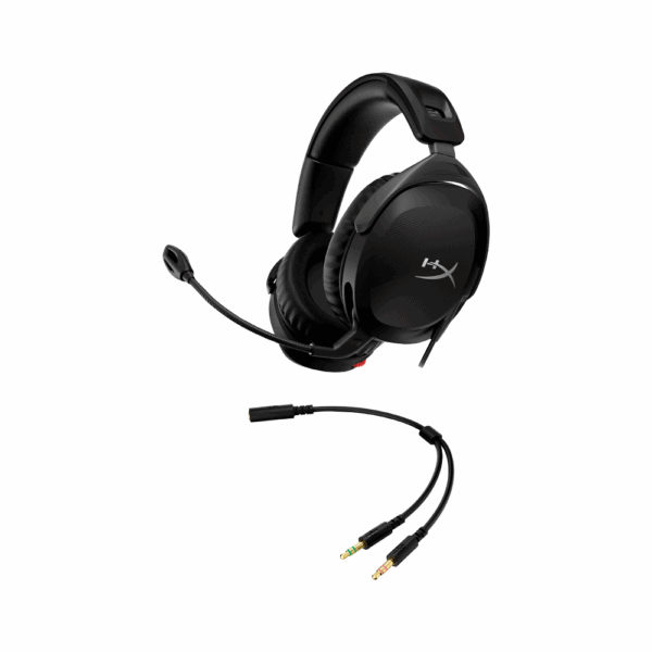 Auricular con microfono gamer hyperx 519t1aa cloud stinger 2  1jack/negro - Imagen 5