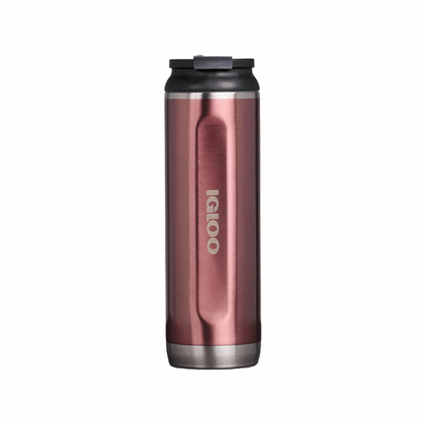 Botella termica igloo 600ml rosa c/tapa 71076