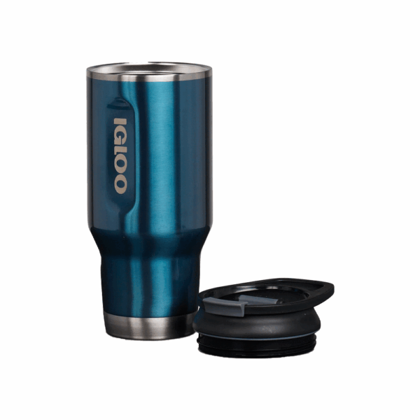 Vaso termico igloo 950ml azul moderno c/tapa 71079 - Imagen 3