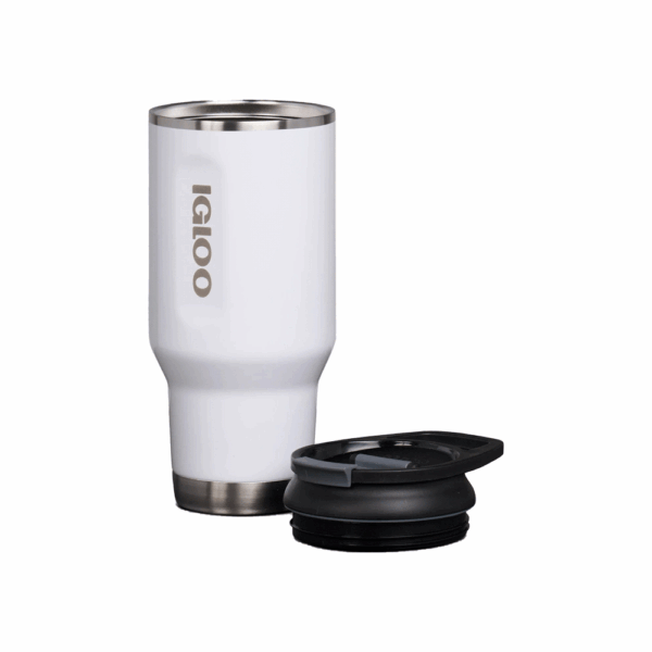 Vaso termico igloo 950ml blanco c/tapa 71077 - Imagen 3