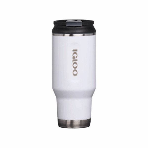 Vaso termico igloo 950ml blanco c/tapa 71077