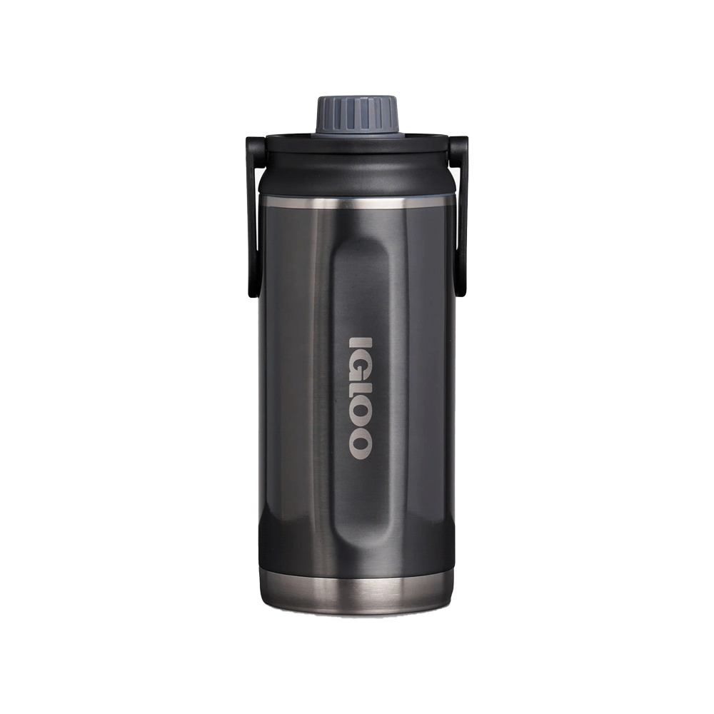 Botella termica igloo 1l  negro c/manija 71090
