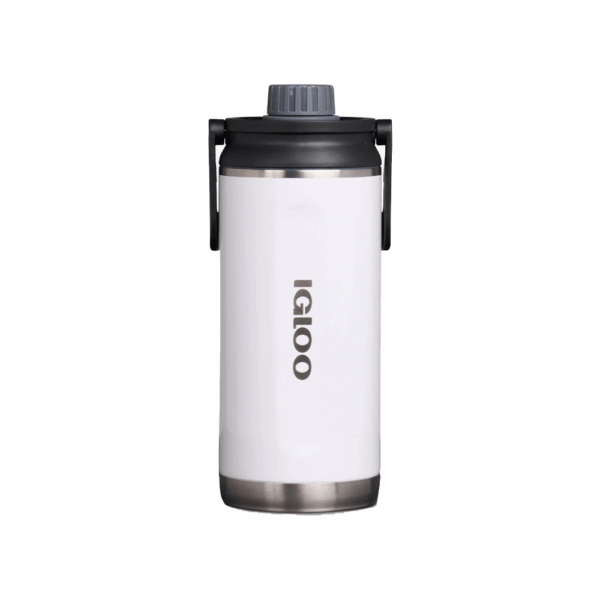 Botella termica igloo 1l  blanco c/manija 71089