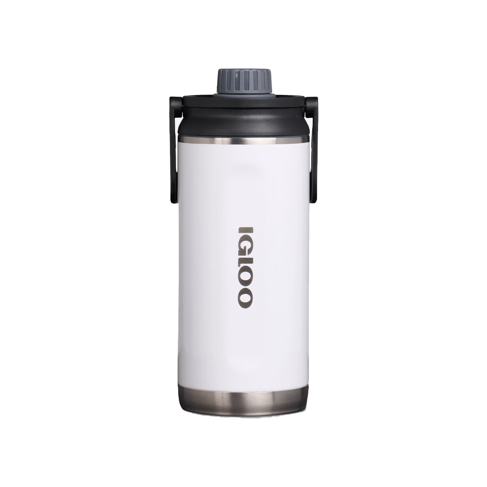 Botella termica igloo 1l  blanco c/manija 71089
