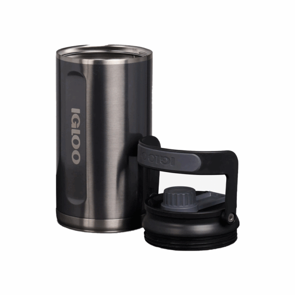 Botella termica igloo 1.9l  negro carbonite c/manija 71099 - Imagen 3