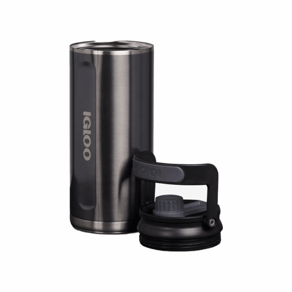 Botella termica igloo 2.4l  negro carbonite c/manija 71101 - Imagen 3