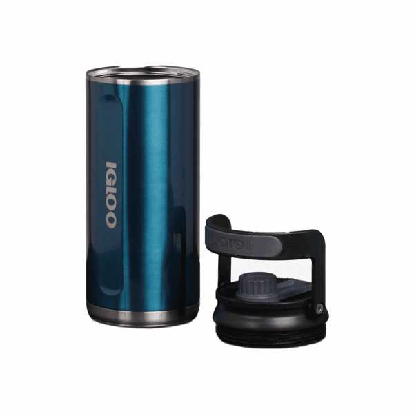 Botella termica igloo 2.4l azul moderno c/manija 71102 - Imagen 2