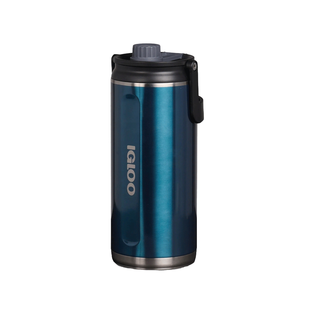 Botella termica igloo 2.4l azul moderno c/manija 71102