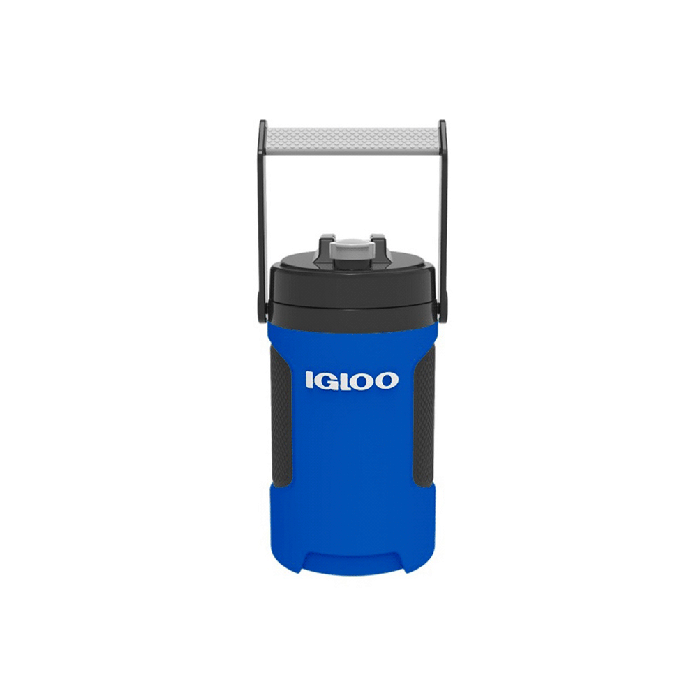 Tarro Igloo Quadro Azul 18,5 Cm - Contenitore In Vetro Quadrato, Design Igloo, Capacità Media, Ideale Per Conservazione - 2