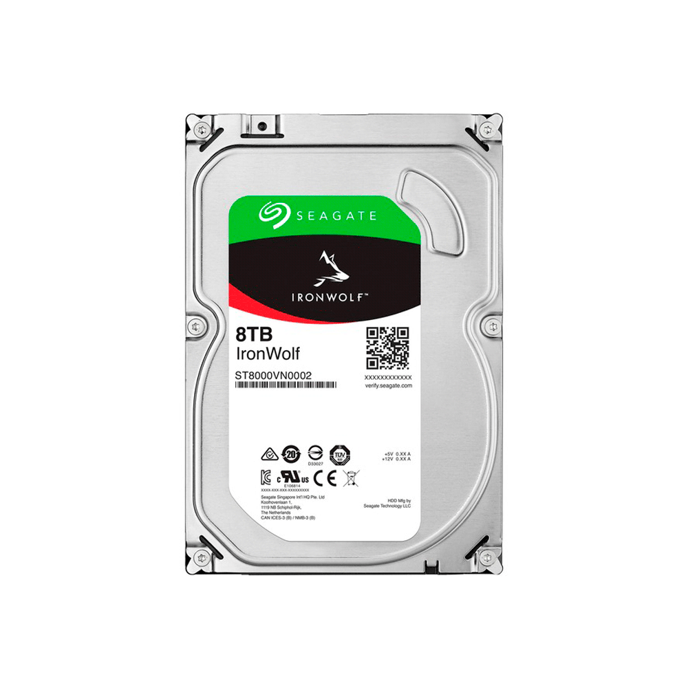 Hd sata3 8tb seagate ironwolf nas 5400 256mb st8000vn002