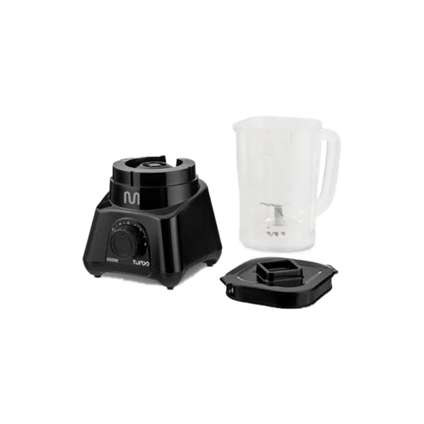 Licuadora 2.1l jarra plast 550w 220v negro lq552 multilaser