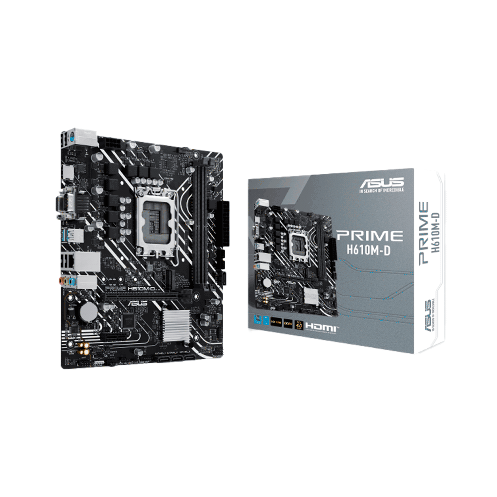 Mb 1700 h610m-d ddr5 prime asus v/s/r/hdmi/m2/com/usb3.2/matx