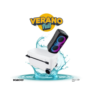 Combo conservadora igloo 104l s-glide 50170 + parlante 1100w pulsebox 2 sp510 multi