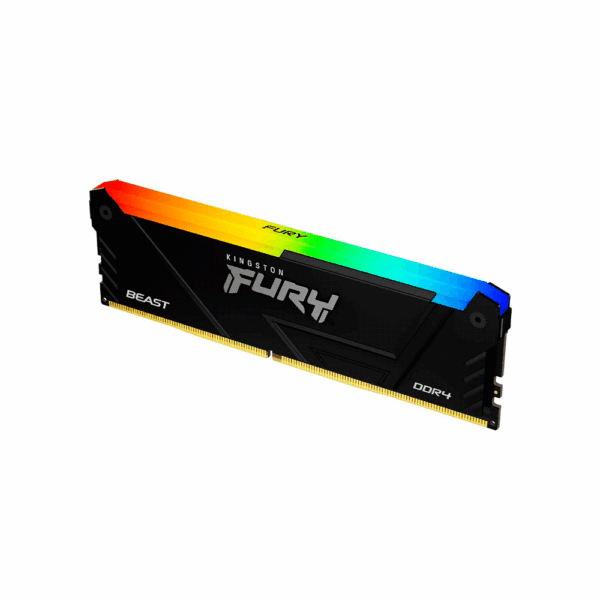 Memoria ram ddr4 16gb 3200 kingston fury beast bk kf432c16bb12a/16 rgb xmp - Imagen 2