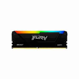Memoria ram ddr4 16gb 3200 kingston fury beast bk kf432c16bb12a/16 rgb xmp