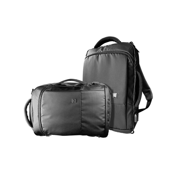 Mochila klip 15.6" knb-895 2 en 1 bizman usb/negro - Imagen 2