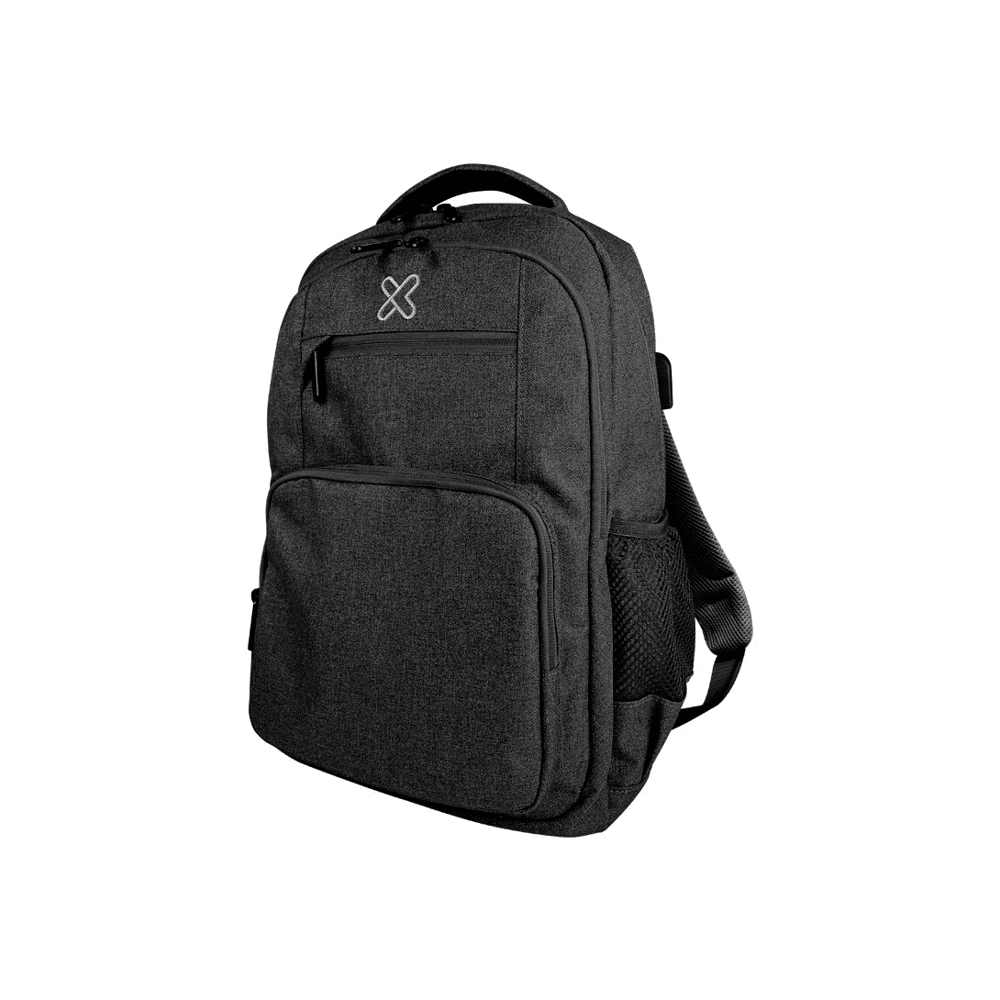Mochila klip 15.6" knb-577bk stendal usb/negro