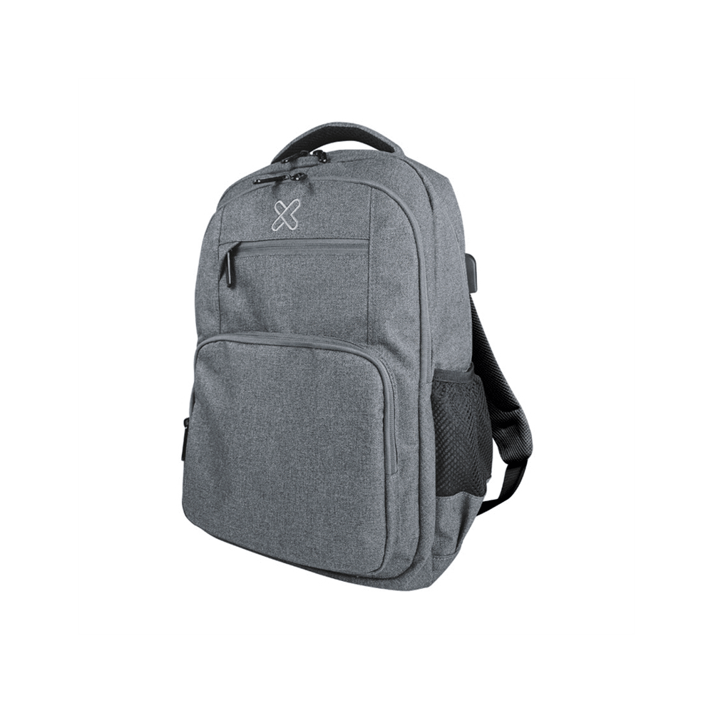 Mochila klip 15.6" knb-577gr stendal usb/gris