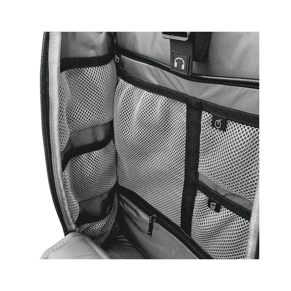 Mochila 15.6" klip knb-901gb kruiser gris