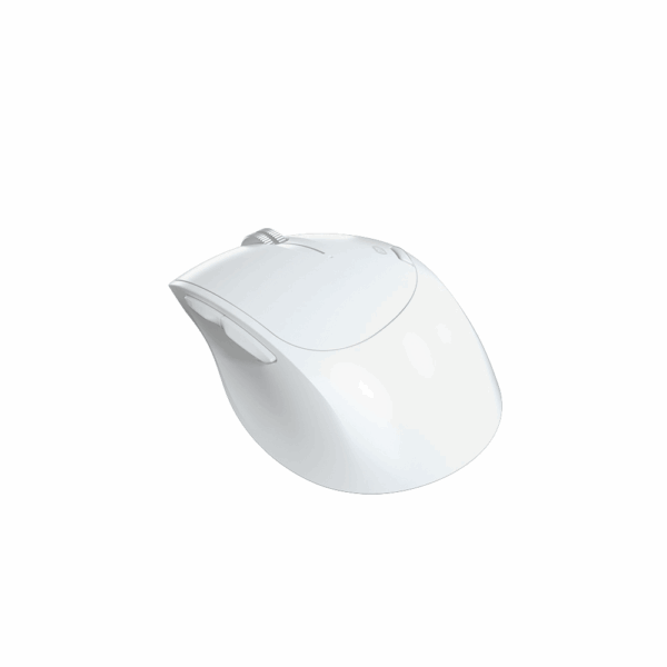 Mouse klip dual-mode kmb-501wh duotrak 1600dpi/6 bot/3d/blanco