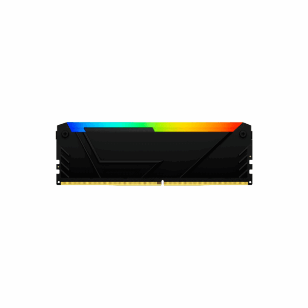 Memoria ram ddr4  8gb 3200 kingston fury beast bk kf432c16bb2a/8 rgb xmp - Imagen 3