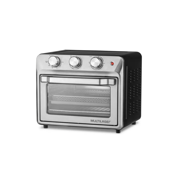 Freidora sin aceite multilaser 25l 1500w 220v negro 2en1 ce181