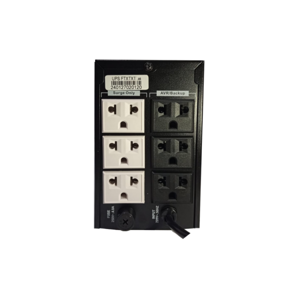 Ups ftx 220v ftx-600va / 360w nema universal - Imagen 2
