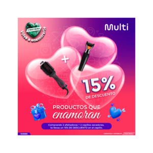 Combo afeitadora inal eb024+cepillo secador oval eb063 enam 4 multi