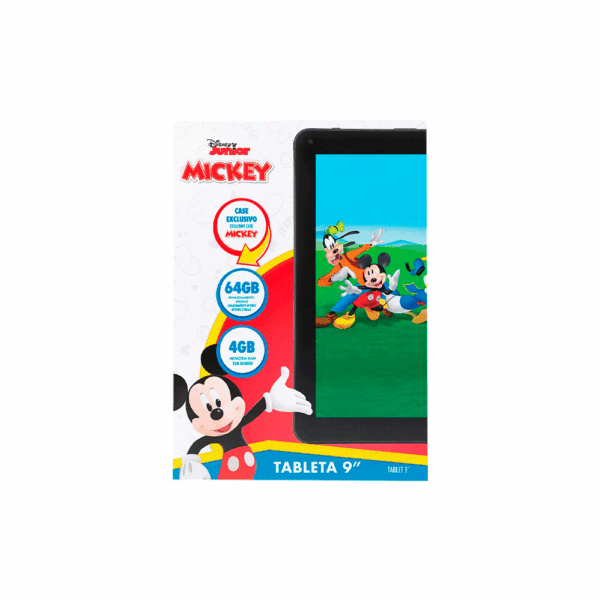 Tablet kid android multilaser nb618 qc/64gb/4g/9"/wifi/rojo mickey - Imagen 5