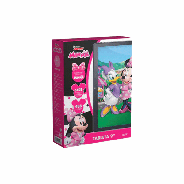 Tablet kid android multilaser nb619 qc/64gb/4g/9"/wifi/rosa minnie - Imagen 4