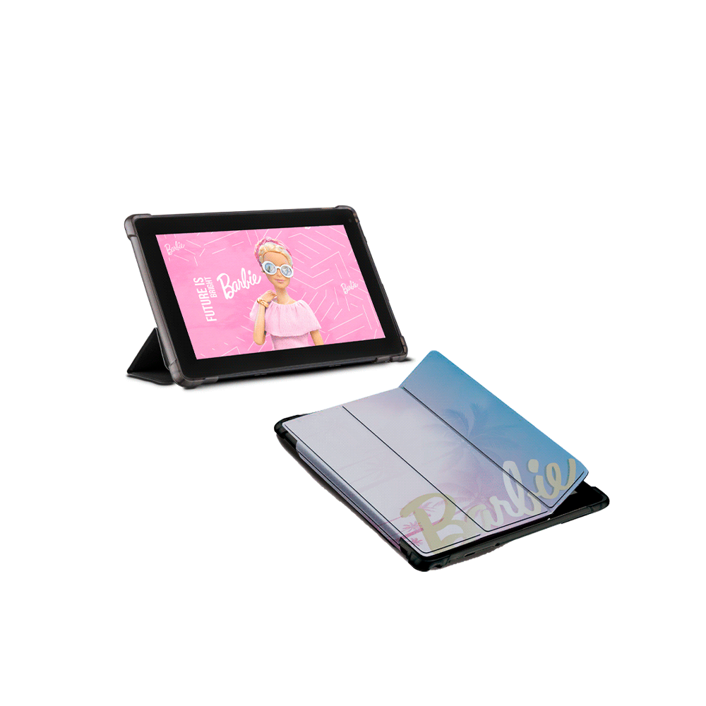 Tablet kid android multilaser nb620 qc/64gb/4g/9"/wifi/rosa barbie