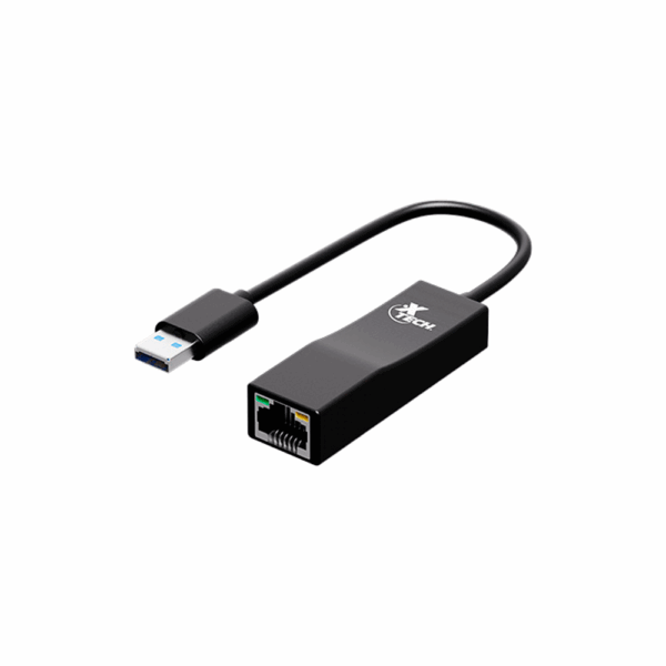 Adaptador usb3.0/rj-45 m/h xtech xtc-376 5gbps/negro