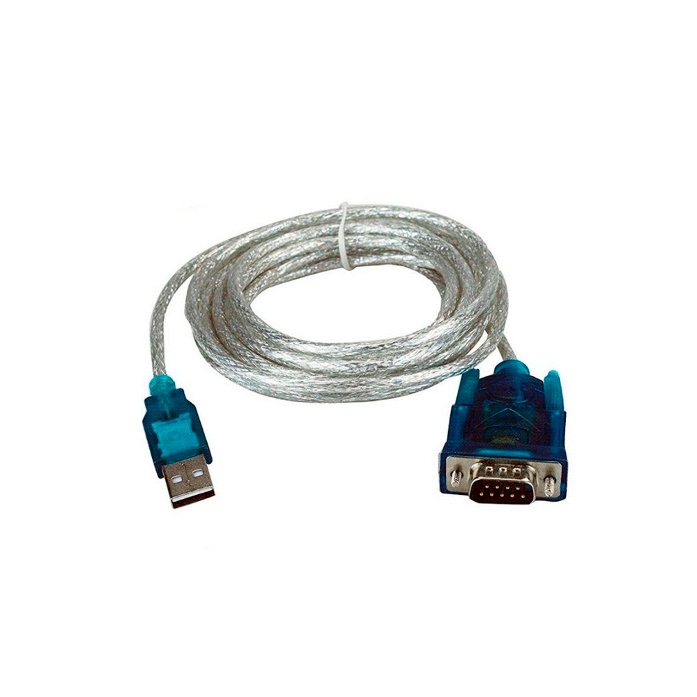 Cable convertidor usb/serial db9 m/m 3m xtech xtc-319 12mbps/azul
