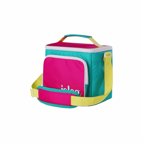 Bolsa termica igloo 9 latas retro square lunch verde/rosa 65479 - Imagen 2