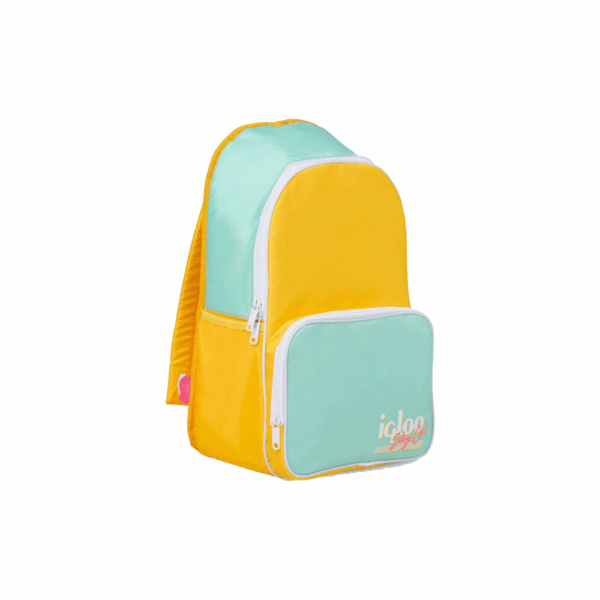 Mochila termica igloo 24 latas retro backpack amarillo/verde 60967 - Imagen 2