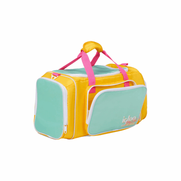 Bolsa termica igloo 24 latas duffel retro amarillo 60965 - Imagen 3