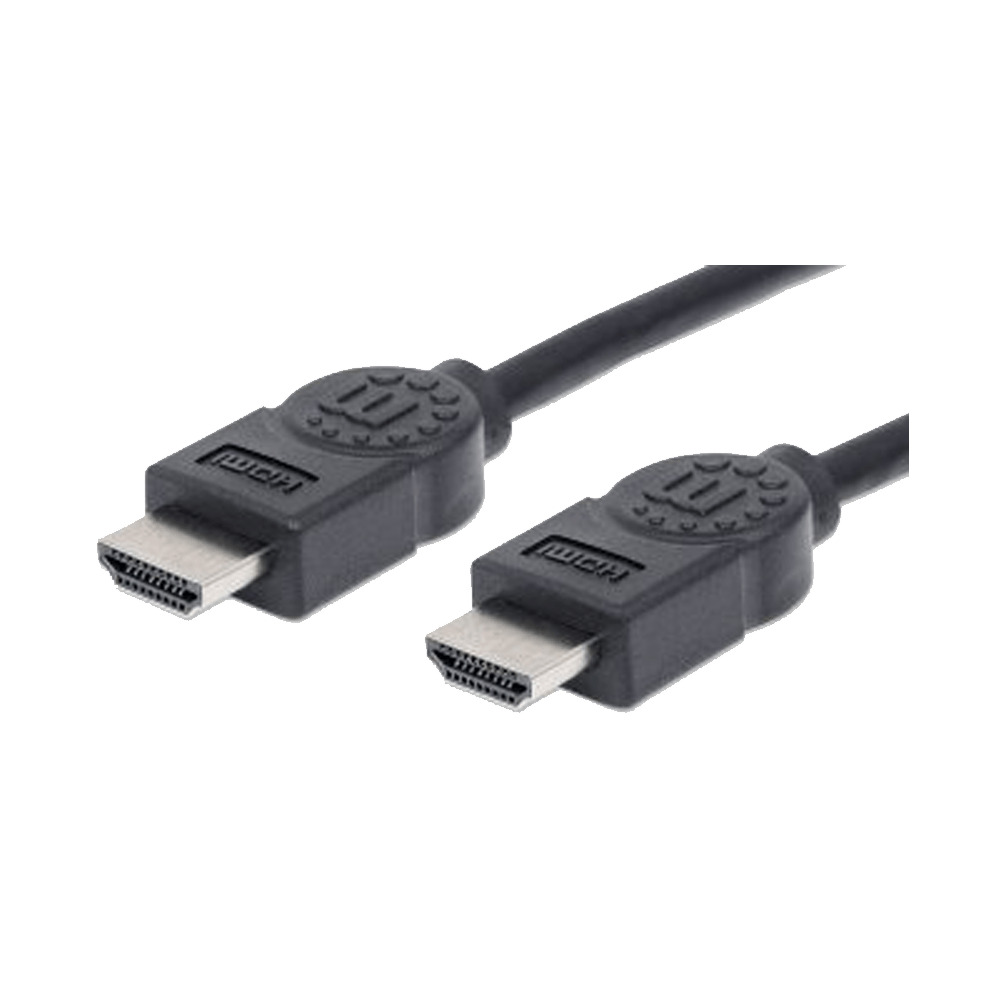 Cable hdmi-hdmi 306119 4k@30hz/ 3d/ hdmi macho a hdmi macho/ blindado/ negro/ 1,8 m bolsa