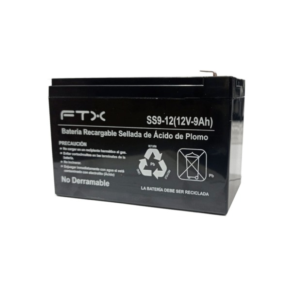 Bateria recargable ftx 12v 9a ss9-12