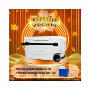 Combo conservadora igloo 104l 50170+ regalo conservadora igloo 11l 32473