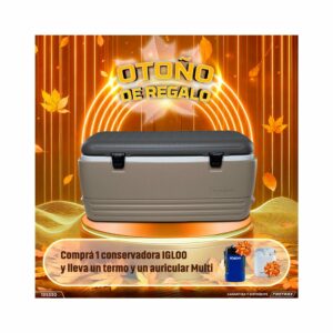 Combo conservadora igloo 113l 50360 + regalo botella igloo 31313+auri ph326