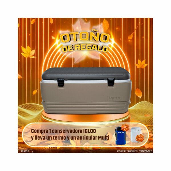Combo conservadora igloo 113l 50360 + regalo botella igloo 31313+auri ph326