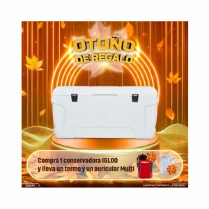 Combo conservadora igloo 142l 50074 + regalo botella igloo 31301+auri ph326