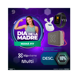 Combo smartwatch es434 multi+auri klip kte-006wh+parlan klip kbs-025bg