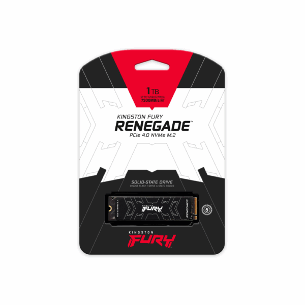 Ssd m.2 nvme 1tb kingston fury renegade sfyrs/1000g 7300/6000 pcie 4.0 - Imagen 3